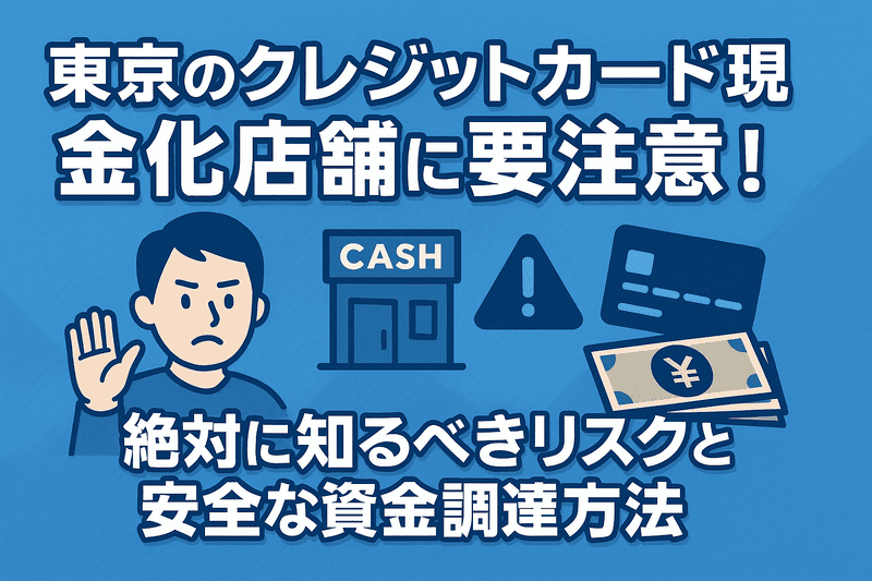 東京のクレジットカード現金化店舗に要注意！絶対に知るべきリスクと安全な資金調達方法