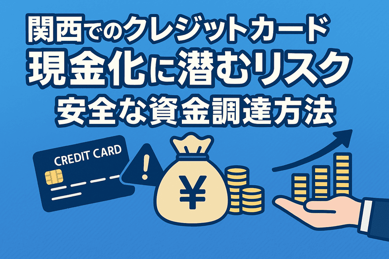 関西でのクレジットカード現金化に潜むリスクと安全な資金調達方法